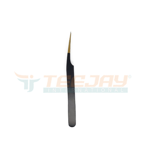 Pinzas de Aislamiento de Pestañas Ultra Finas y Ligeras de Acero Alemán con Punta Dorada para Separación de Extensiones de Pestañas - Product Image 5