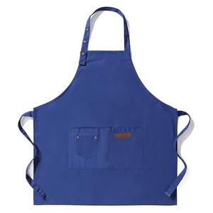 Tablier de cuisine unisexe pour hommes et femmes avec logo personnalisé Tablier de chef professionnel réglable et uniforme de peinture pour barbecue - Product Image 6