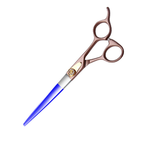 กรรไกรตัดขนสัตว์เลี้ยงแบบตรง6.5นิ้วสกรูแฟนซีที่วางนิ้วมือมืออาชีพ - Product Image 5