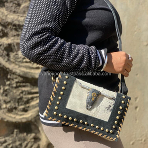 Sacs à main en fourrure métallique de vente chaude sac à provisions sacs décontractés cheveux sur sac à main en cuir de fourrure - Product Image 2