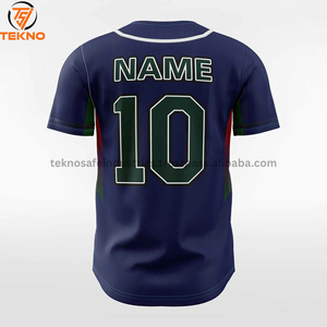 Camisetas de béisbol con estampado de sublimación de poliéster 100% para hombres, camisetas de softbol, camisetas de béisbol universitarias, OEM ODM con servicio - Product Image 3