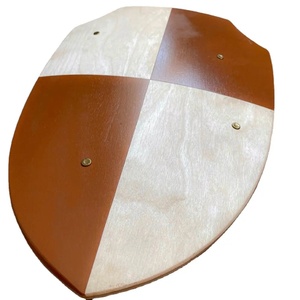 JEXMOO Handmade 24-Inch Wood and High Carbon Steel Viking Shield Centre <b>Cup</b> Design With Compatible and <b>Customization</b> Support - Product Image 2