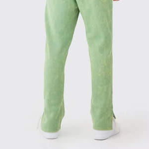 acid wash tracksuit <b>men</b> cotton hoodie jogger set custom logo streetwear outfit percent cotton hoodie jogger unisex logo design - Product Image 5