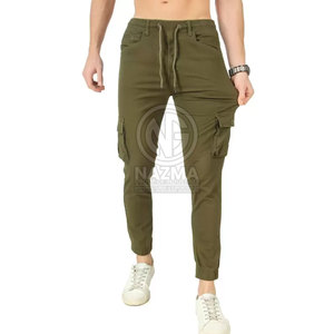 Wholesale Streetwear Casual <b>Lightweight</b> 100% Cotton Quick Dry Breathable Windproof Men's <b>Joggers</b> Pants Customizable for Sale - Product Image 4