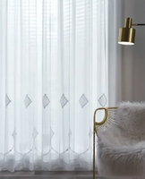 Rideaux transparents blancs pour chambre à coucher Sheers et rideaux Rideaux transparents élégants pour égayer n'importe quel style d'intérieur de pièce