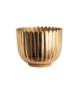 Brass Coastal Flower Designed Vase <b>Silver</b> Home Wedding Decor Eco-Friendly Modern Design Wholesale Price - Product Image 6