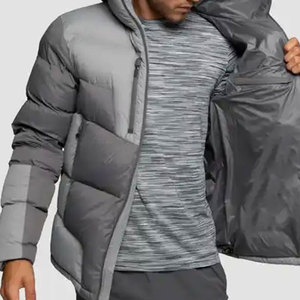 Ventes en gros de vestes matelassées en nylon pour hommes personnalisées 2025, respirantes, rembourrées en polyester, décontractées, manches longues, col montant, saison hivernale - Product Image 6
