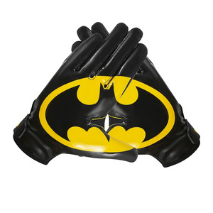 Gants de football américain de conception personnalisée avec des caractéristiques extensibles et collantes de poignée améliorée - Product Image 1