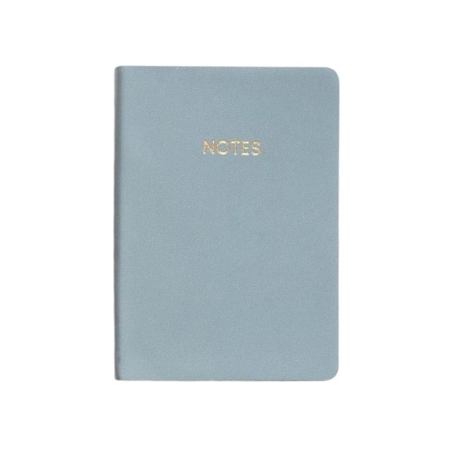 Faux Leather Pastel Mini Journal with Gold Embossed logo Suitable for Gifting