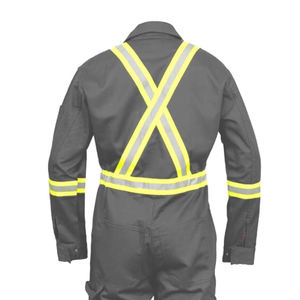 Overol de Trabajo Industrial de Algodón Ignífugo Personalizado, Overol de Seguridad de Alta Visibilidad, Ropa de Trabajo Aislada para Hombre, Overol Ignífugo Resistente a las Llamas - Product Image 6