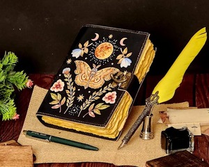 Personalizable espiral en blanco hechizo libro de sombras diario 200 página organizador de cuero para hombres mujeres A5 tamaño regalo Idea caja de embalaje - Product Image 4