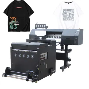 US Offre Spéciale 2 i3200 24 pouces 60cm rouleau dtf film imprimante machine pour t-shirt