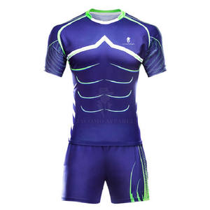 Conjunto de uniforme de rugby transpirable de secado rápido Venta en línea Hecho en Pakistán Ropa de fútbol - Product Image 1