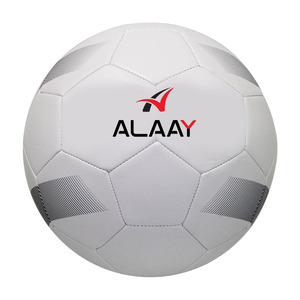Alaay Venta caliente Máquina de fútbol de PVC cosida Tamaño oficial 5 Playa al aire libre Fútbol blanco - Product Image 1
