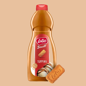 Sauce Lotus Biscoff 1 kg en gros, pâte à tartiner pour desserts, crème glacée, crêpes, gaufres, café, saveur originale - Product Image 3