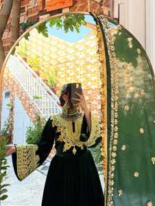 Robes afghanes Kuchi de style Frock, meilleur prix, faible MOQ, robes traditionnelles Kuchi pour fêtes, multicolores. - Product Image 3