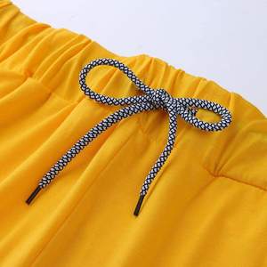 Verano Color sólido bordado Oem Odm Gym Fitness Plus Size Jogger Spoprts 2 piezas logotipo personalizado conjunto corto para hombres - Product Image 4