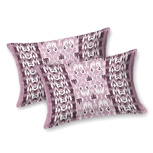 Sábana de Algodón Estampada con Diseño de Follaje Premium en Lavanda para Ropa de Cama de Lujo y Uso Confortable, Disponible a un Precio Accesible - Product Image 3