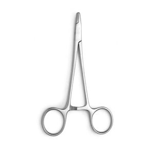 Vente en gros 130 mm (5.18 pouces) pince de chirurgie allemande en acier inoxydable finition Dall porte-aiguille droit pour bricolage industriel OEM - Product Image 5