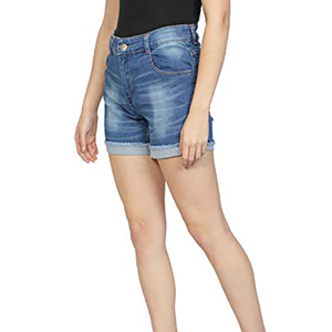 Shorts pour femmes taille mi-haute, qualité supérieure, OEM personnalisé, fournisseur d'usine de haute qualité, vente en gros à forte demande - Product Image 1