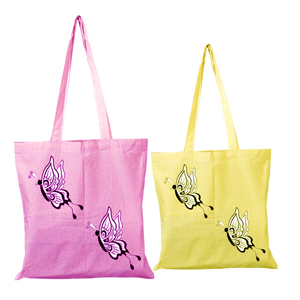 100% Cotton Printed Tote <b>Bags</b> with <b>Long</b> Self Handle Price Manufactured in India for Shopping - Product Image 5