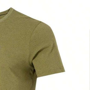 T-shirts doux en coton surdimensionné pour hommes avec logo personnalisé Impression personnalisée Broderie et étiquette de marque - Product Image 4