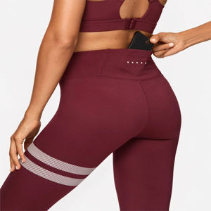 Leggings pour femmes légers et respirants, longueur intégrale, couleur personnalisée, vente directe d'usine, leggings de compression unis 100% coton - Product Image 6