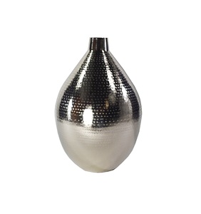 Florero de decoración Floral de escritorio, soporte de Metal dorado, floreros para boda, Base de Metal, floreros de vidrio - Product Image 5