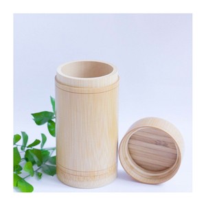 Tubo de Bambú con Tapa, Contenedor de Almacenamiento para Té, Tubos Naturales al por Mayor, Gran Cantidad, Hecho en Vietnam - Product Image 1