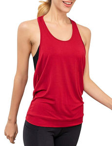 Custom Printed High Quality Solid Color Cotton Muscle Fitness Tanktops For women Sports Outdoor <b>Oversized</b> Knitted <b>Vest</b> - Product Image 5