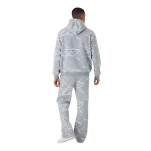 Chándales para hombre High Street Oversize Sublimation Puff Impreso Chándal Pantalones Jogger Hombres 400 GSM Sudaderas con capucha para hombres - Product Image 5