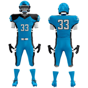 Ensemble de vêtements de sport pour le football américain, maillot et pantalon d'entraînement, coupe athlétique, vêtements de performance durables - Product Image 1