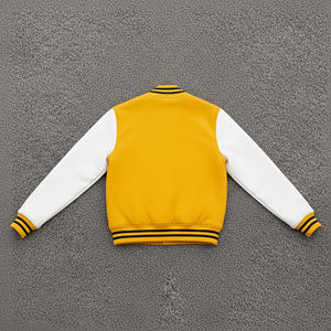 Chaqueta Universitaria de Lana al Por Mayor para Mujer, Logotipo Bordado Personalizado, Acolchada, Ropa de Invierno, Chaquetas Universitarias de Moda Urbana. - Product Image 2