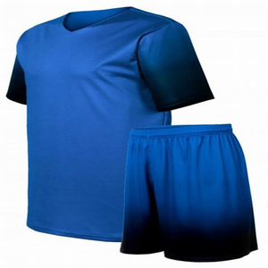 Conjunto de ropa de fútbol con logotipo personalizado de alta calidad, uniforme de poliéster para niños, jóvenes y adultos con diseño de sublimación e impresión de nombre - Product Image 1