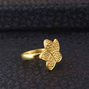 Latest Design Boho Flower <b>Ring</b> Dainty Brass Jewelry for Women 18K Gold Plated Floral <b>Statement</b> <b>Ring</b> for Wholesale/OEM/ODM - Product Image 6
