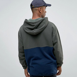 เสื้อฮู้ดถักทรงหลวมแบบยาวพิเศษสำหรับผู้ชาย พิมพ์ลายดิจิทัล เป็นมิตรกับสิ่งแวดล้อม เหมาะสำหรับสวมใส่ลำลองกลางแจ้งในฤดูใบไม้ร่วง - Product Image 2