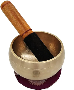 Cojín de Meditación de Mazo Vintage Hecho a Mano con Diseño Náutico Personalizado Orin Sound CM Ancho Chakra Vajilla Artesanía de Metal - Product Image 4