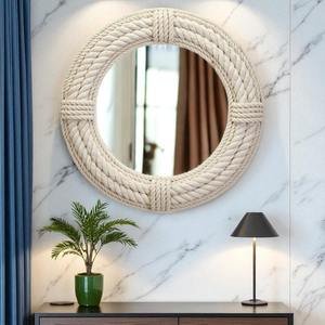 <b>Light</b> Luxury Premium Sense of Small Mirror <b>Home</b> Makeup Mirror Desktop Ornaments Resin Crafts - Product Image 3