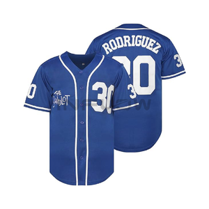 Tenues de baseball et softball personnalisées en polyester 100 % sublimé, anti-bactériennes, pour équipes adultes - Product Image 1
