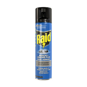 Spray antizanzare Raid Mosche E Zanzare 400 ml - Product Image 1