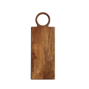 Tabla de Cortar de Madera Moderna y Elegante con Mango, Utensilio de Cocina Ecológico, Rectangular de 1.5 cm de Grosor para Cortar Verduras y Frutas - Product Image 1