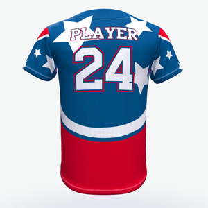 Uniformes de béisbol y softbol personalizados profesionales Camisetas sublimadas de poliéster con patrón en blanco con servicio OEM - Product Image 6