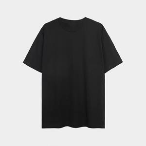 Alta calidad de lujo OEM manga corta peso pesado logotipo personalizado impreso 100% algodón o cuello Atlético slim fit unisex camisetas para hombres - Product Image 1