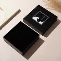 Juego de Cajas Rígidas Personalizadas Lionwrapack con Inserto de Terciopelo para Collares y Anillos, Empaque para Regalo