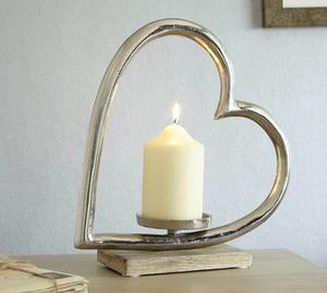 Ensemble de porte-bougies en métal noir mat en forme de cœur moderne, centre de table romantique pour mariage, chandelier décoratif en fer pour bougies votives - Product Image 3