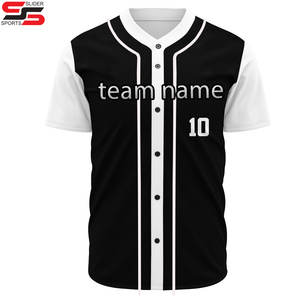 Camiseta de Béisbol Deportiva Unisex Personalizada al por Mayor con Logotipo Sublimado, Transpirable, Talla Grande - Product Image 1