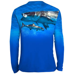 Precio de fábrica Estilo superior Recién llegado Sublimación Jerseys de pesca Servicios ODM Buena calidad Nueva forma Sublimación Jerseys de pesca - Product Image 2