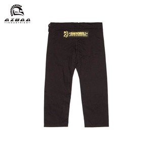 Kimono de Jiu-Jitsu Brésilien Shoyorol Noir de Qualité Supérieure, Respirant, Durable, Séchage Rapide, Coupe Ample, 100% Coton 440g, Arts Martiaux - Product Image 6