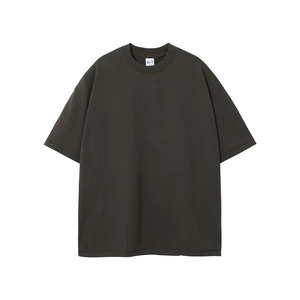 Men's Super Heavyweight 100% Cotton Worsted <b>Fabric</b> Loose Fit Front Silk Screen Printed Quick Dry Breathable Anti-Pilling - Product Image 5