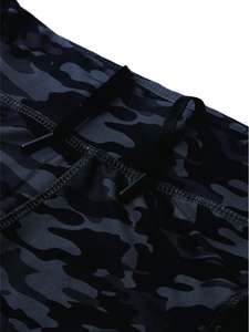 Women's Latest Design Slim Fit Cropped Tights Grey Black Camouflage Printed Fitness <b>Leggings</b> for Winter Yoga Stylish Pants for - Product Image 5